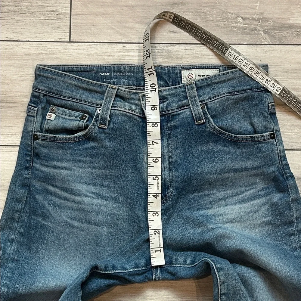 AG Adriano Goldschmied Farrah high rise skinny jeans size 27